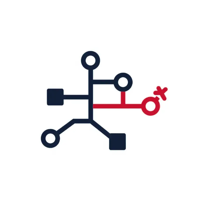 AI network routing icon showing optimized red path selection | HSO Technology